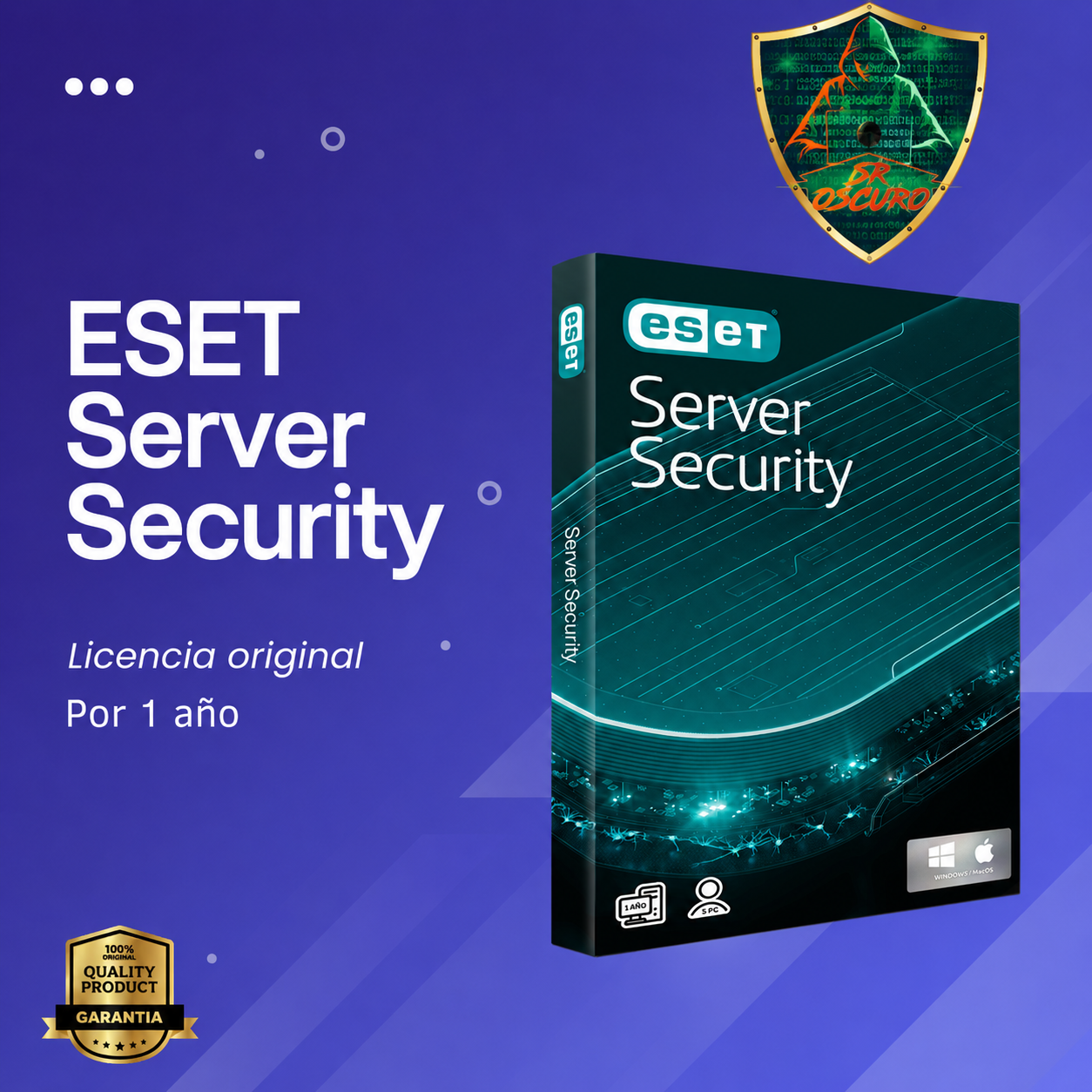 ESET SERVER SECURITY 1 AÑO