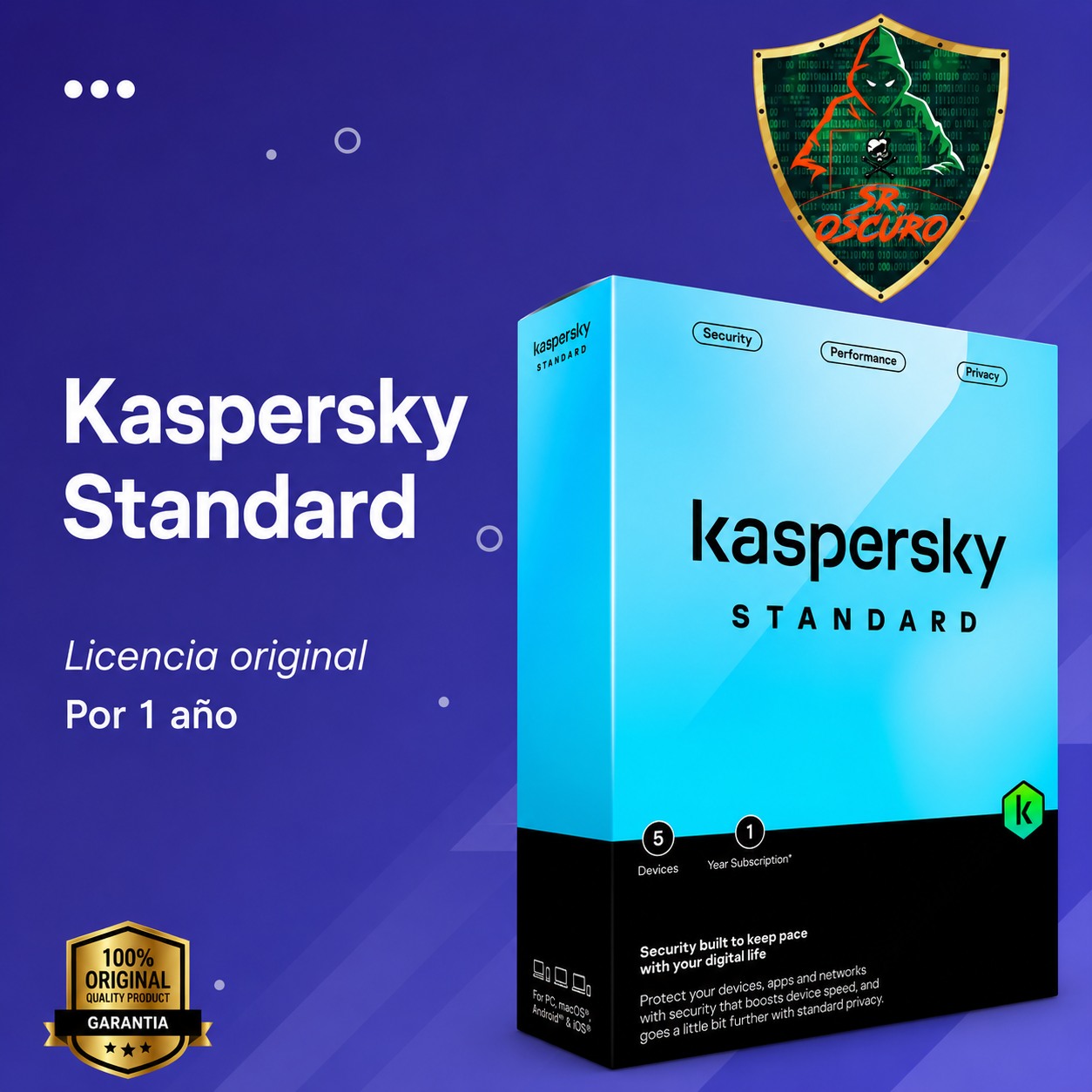 KASPERSKY STANDARD 1 AÑO