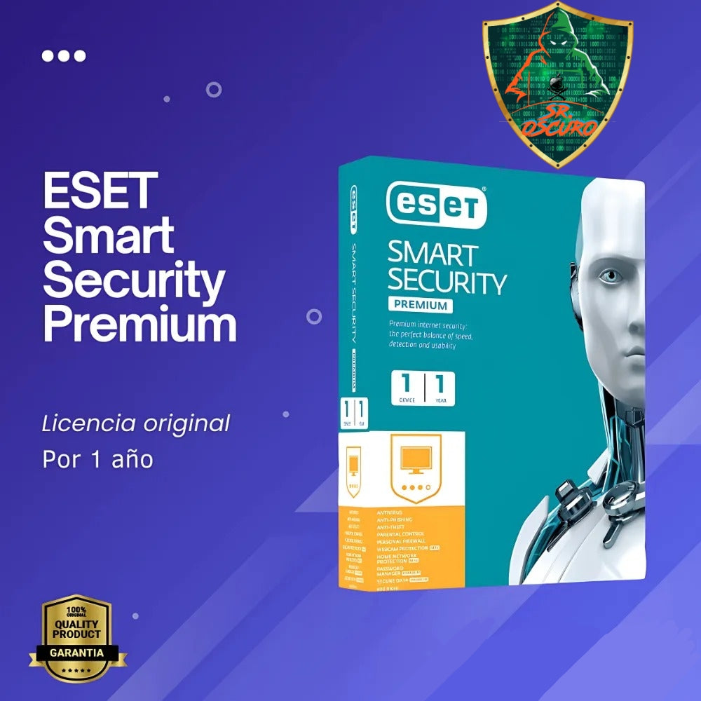 ESET SMART SECURITY PREMIUM 1 AÑO